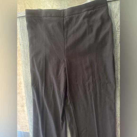 Catherines Refined Fit Wide Leg Brown Pants Size 0X (14-16W) - Picture 2 of 6